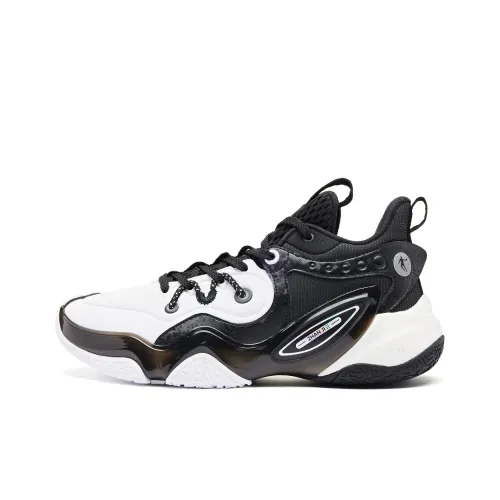 QIAODAN Battle Blade 6TEAM Амортизаторы Slip-resistant Низкие Баскетбольные Кроссовки Мужские Jordan Белые