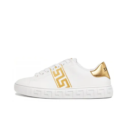 VERSACE Greca Low Топ Скейтборд Кроссовки Женские Белые
