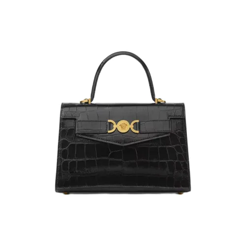 FANSIZHE Medusa '95 Коровья кожа Сумка через плечо Сумка среднего размера Женская Черный Золотой