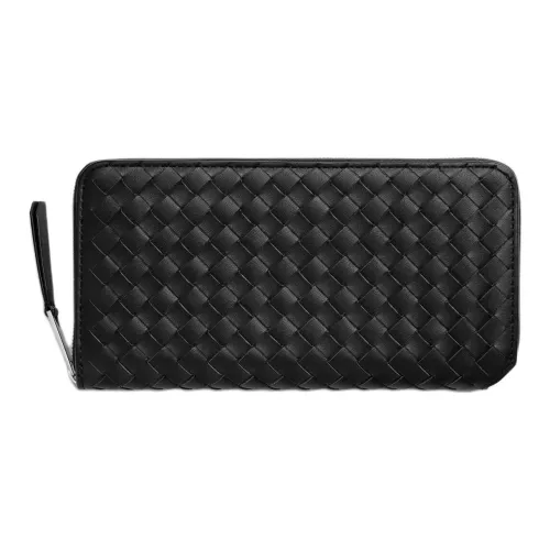 Bottega Veneta Intrecciato Коровья кожа Кошелек Мужской Черный