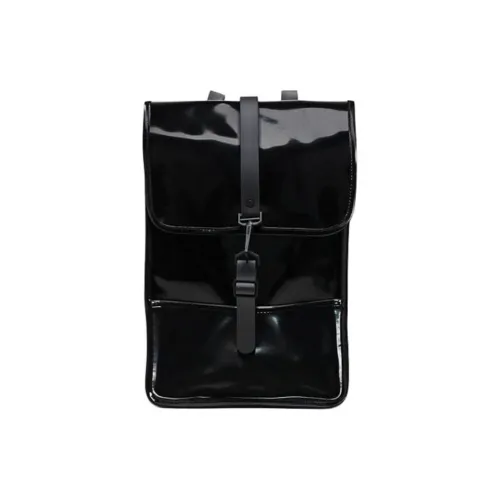 Rains Водонепроницаемое покрытие Рюкзак Мини Унисекс Яркий черный