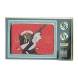 Чёрный кот Полиция Длинный