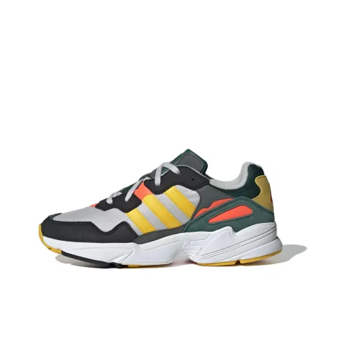 Adidas Originals YUNG 96 Амортизирующие низкие кеды Slip-resistant Casual Unisex Желтый Зеленый