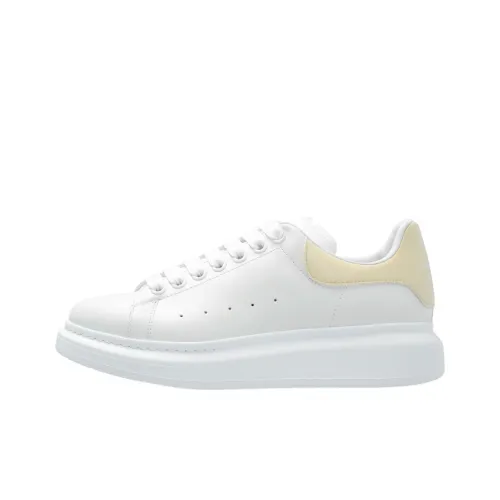 Alexander McQueen Oversized Sneaker Скейтборд Кроссовки Низкие Белый Желтый Женские