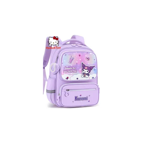 Sanrio Polyester Backpack Standard Women's Dark Blue Purple Pink Blue