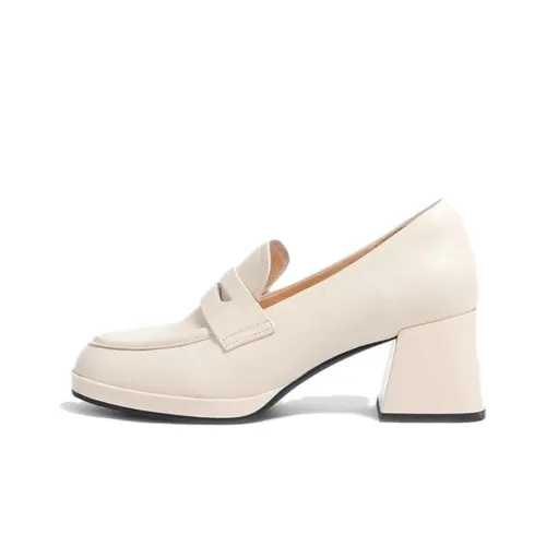 STEVE MADDEN Лоферы 6 см Женские Ecru