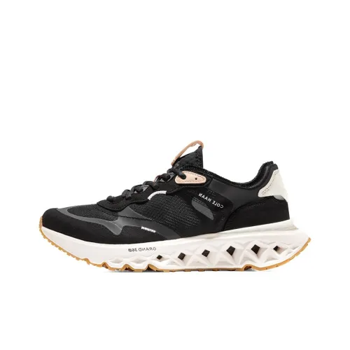 COLE HAAN Амортизация Противоскользящий Дышащий Отскок Низкий Топ Повседневная обувь Мужская Черная