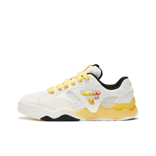 FILA FUSION Kick 2,0 Скейтборд Кроссовки Низкие Снег/Лимонно-Желтый Мужской