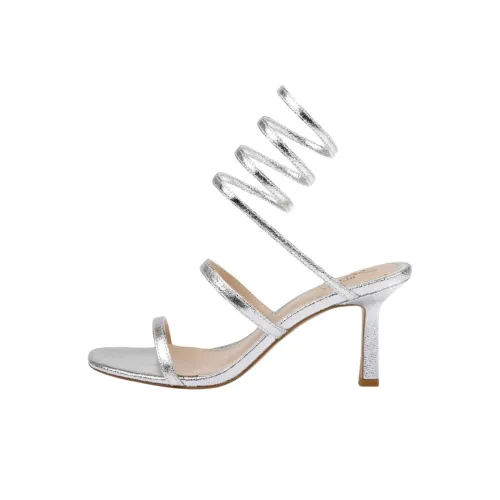 Badgley Mischka Reina One Ремень Сандалии 7,5 см Женские Серебряные