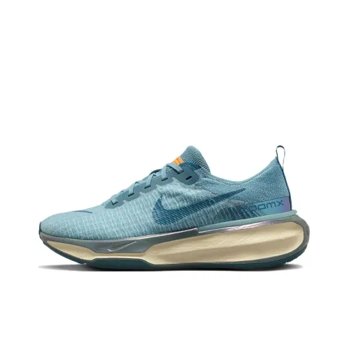 Nike Invincible 3 Устойчивый к истиранию Дышащий Низкий Топ Повседневная Тренировка Беговые кроссовки Мужские Синие