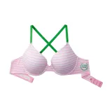 5VS4 Розово-белый Полосы 01690