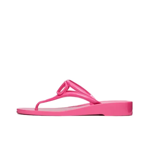 Valentino Vlogo Signature Шлепанцы Женские Розовые