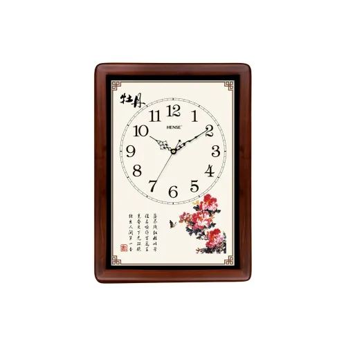 HENSE Кварцевый Movement Унисекс Настенные часы Белый