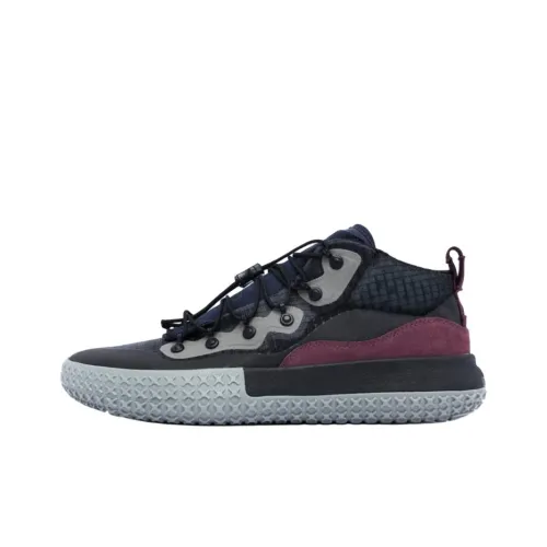 BRANDBLACK Дышащие MID Top Trail Беговые кроссовки Мужские Черные Синие