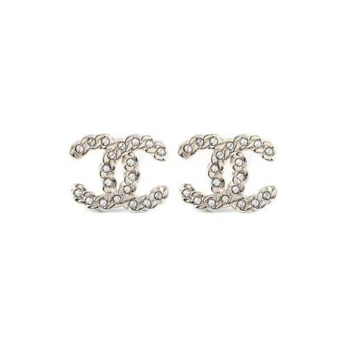 CHANEL Серьги с камни женские золотые