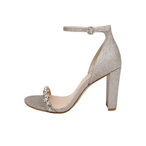 Badgley Mischka Alyssa One Ремешок Сандалии 9 см Женские Золотые