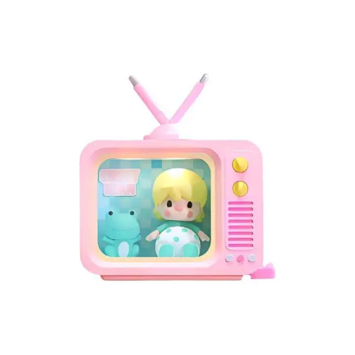 POP MART Маленький Sweet Bean Sweet Bean TV Прозрачный слой для карточек 100% 9 см