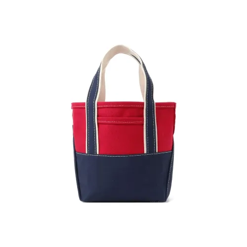 BEAMS LLBean X Beams Plus 100% хлопок Сумка Унисекс Красный Navy Синий Темно-синий Зеленый