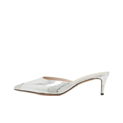 IRO Домашние тапочки 5,5 см Женские Серебряные