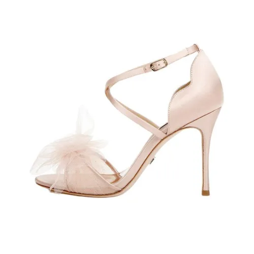 Badgley Mischka Tessica One Ремешок Сандалии 9,5 см Женские Розовые