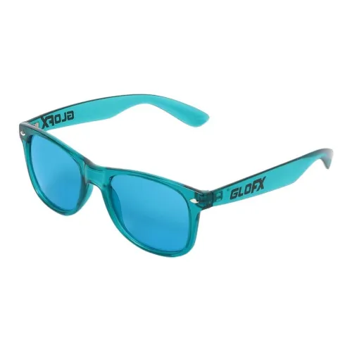 BEAMS OVAL SUNGLASSES Мужские Светло-Синие