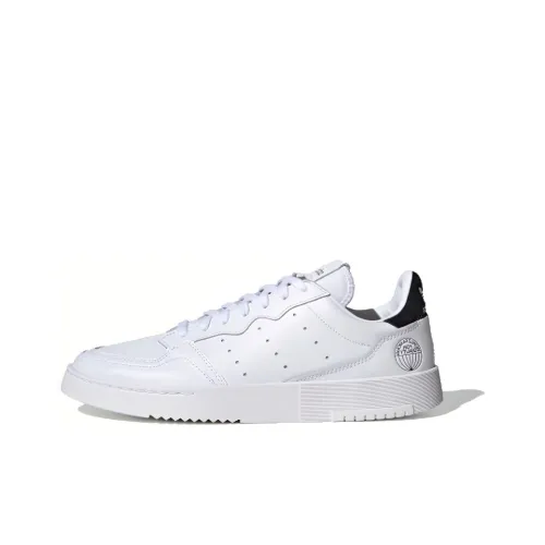 Adidas Originals Super Court Slip-Resistant Low Top Скейтборд Кроссовки Мужские Белый Черный