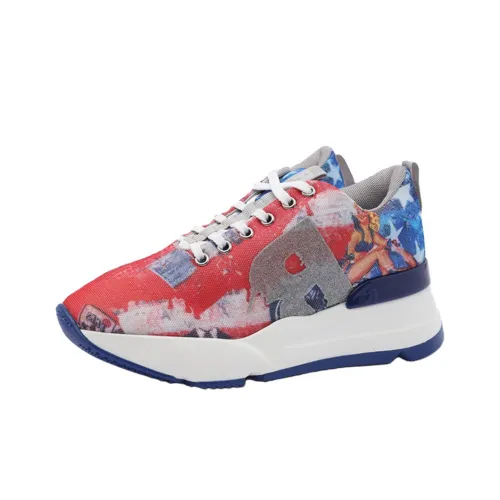 RUCOLINE R Evolve Low Топ Повседневная обувь 6 см Женская Королевский синий