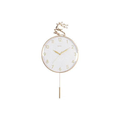 HENSE Кварцевый механизм латунь настенные часы унисекс белый циферблат модель HP166