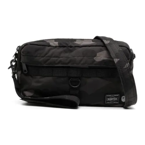 A BATHING APE Нейлоновые сумки через плечо сумка на плечо унисекс черный и серый