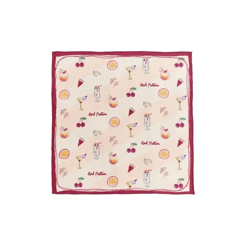 LOST PATTERN Шелковые шарфы для женщин