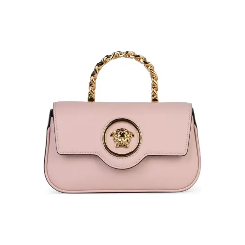 VERSACE La Medusa Телячья кожа Сумка через плечо Сумка Мини Женская Розовая