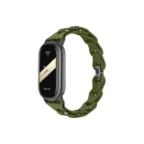 Вырез, пэчворк, силиконовый ремешок, оливково-зеленый