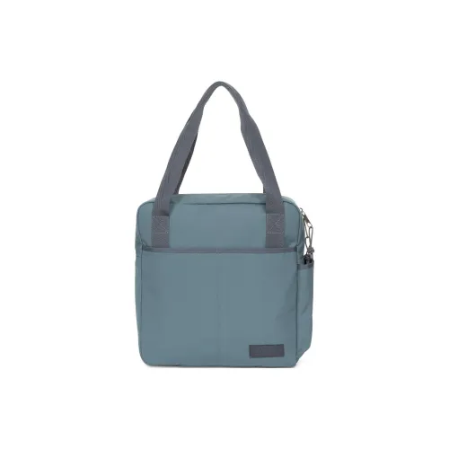 EASTPAK Брушированный Полиэстер Хлопковая Смешанная Сумка на Одно Плечо Средняя Унисекс Синяя