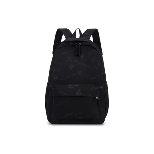 GEERDUN Оксфорд Рюкзак Стандартный Унисекс Черный Серый Хаки Розовый