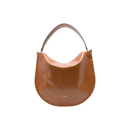 ISABEL MARANT Телячья кожа Сумка на одно плечо Унисекс Коньячно-коричневый