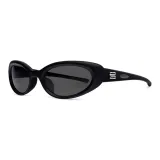 Черная оправа с черно-серыми линзами