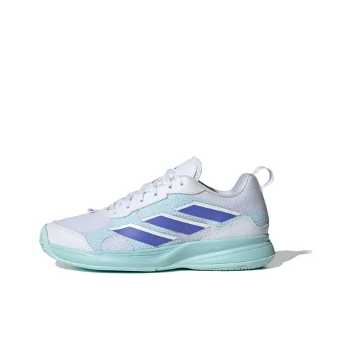 Adidas Avaflash Low противоскользящие устойчивые к истиранию низкий топ теннисные кроссовки женские белый циан