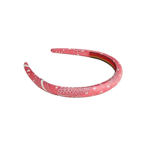 HERMES Шелковые ободки для волос Женские Розовые