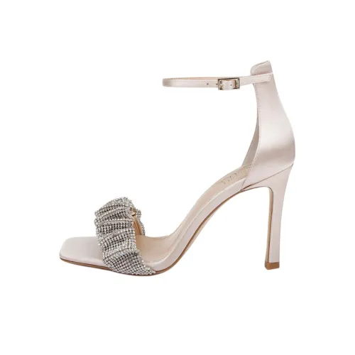 Badgley Mischka RIDLEY One Strap Sandals 9,5cm Women's Gold Badgley Mischka RIDLEY One Ремешок Сандалии 9,5 см Женские Золотые