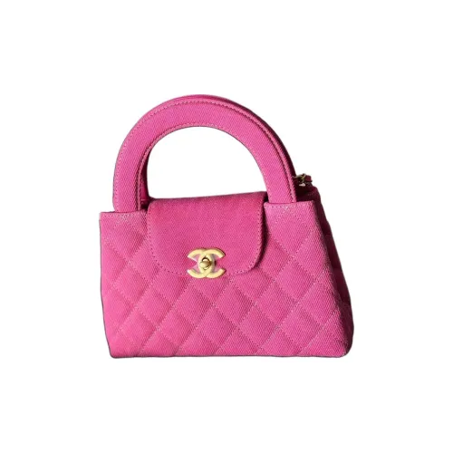 CHANEL Металлическая сумка через плечо мини-сумка женская розово-красная