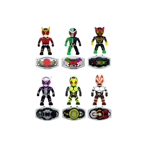 Spiritual Creations Kamen Rider Arctic Fox W01 Mini Hero Building Toys Chibi Doll Ремень Трансформируемый Брелок