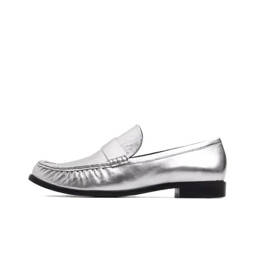 COS Лоферы Серебряные Женские