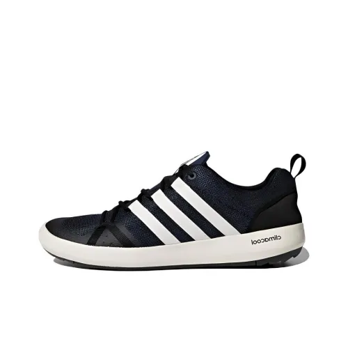 adidas Terrex CC BOAT Slip-resistant Low Top Повседневная обувь Унисекс Черный Синий Белый