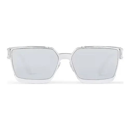 LOUIS VUITTON Металл Прямоугольные Солнцезащитные очки Унисекс Серебряный