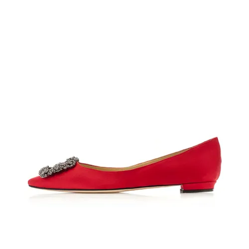 MANOLO BLAHNIK Повседневная обувь Женская Красная