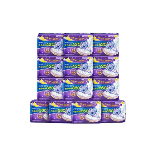 Always Коала HUHU Ультра Длинный PURE Night Use Гигиенические прокладки Дышащий 425мм*4 Штуки*6 Упаковок + 360мм*5 Штуки*7 Упаковок