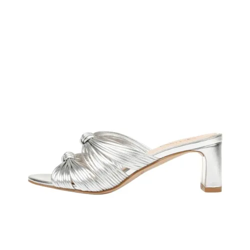 Badgley Mischka Быстросохнущие Слипоны 5,5 см Женские Серебряные