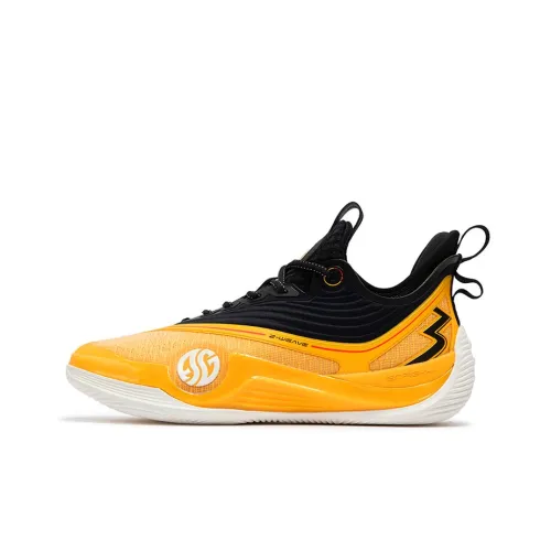 361° Zen 6 Баскетбольные кроссовки Низкий Топ Винтаж Желтый Мужской