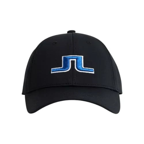 J.Lindeberg Полиэстер Эластан Бейсболки Мужские Черные