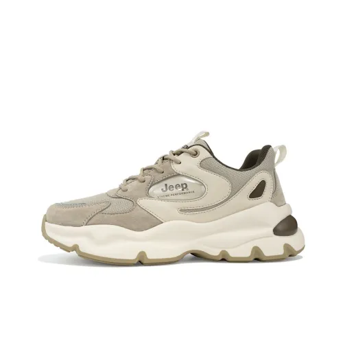 JEEP Износостойкий MID Топ Повседневные Беговые кроссовки Мужские Песочные